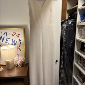 Club Monaco Cream Jumpsuit